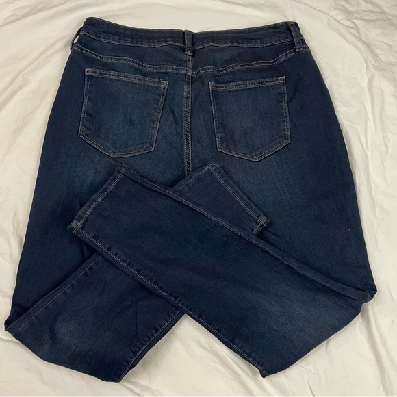 NEW- W/Tags Sonoma Mid Rise Skinny Jeans Sz 12R Dark Wash Stretch Denim - Picture 5 of 5